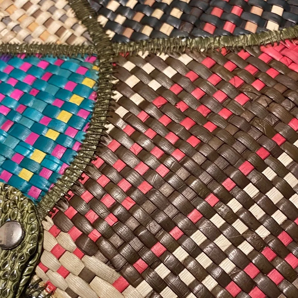Multicolor Patchwork Handbag